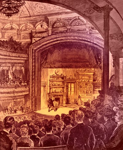 New Yorker Theaterinterieur 1882 von Charles Graham